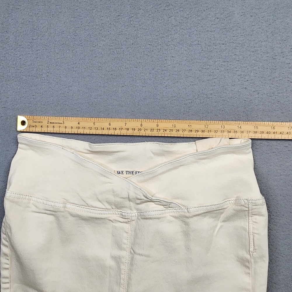 Free People Jeans Venice Beach High Rise Criss Cross Waistband Flare Size 29 - Picture 5 of 14